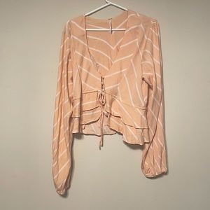 Floral Sleeves Blouse